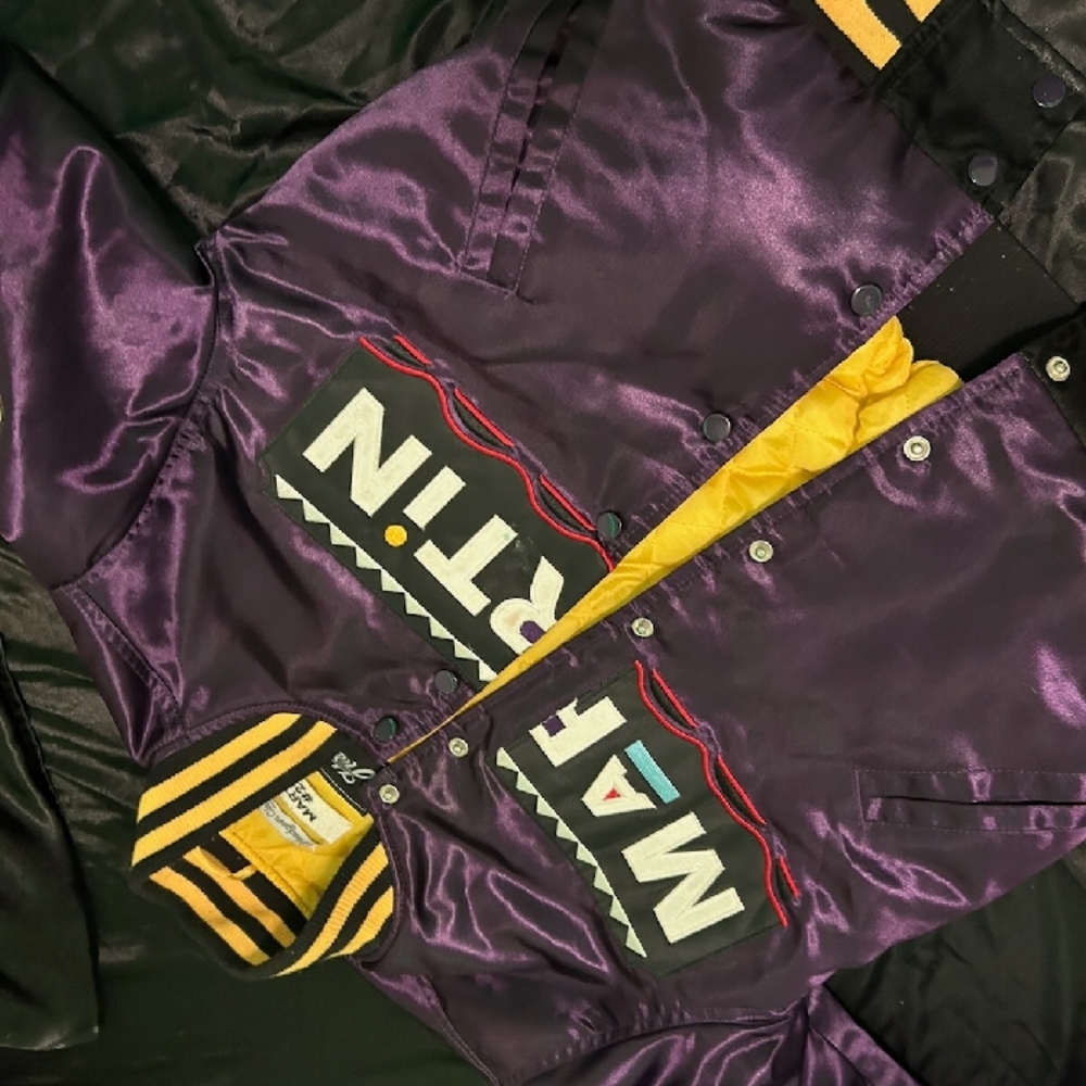 Purple Satin Jacket martin